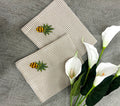 Embroidered Pineapple Harvest Napkin Set Pack Of 4 Pieces