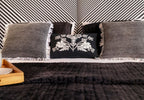 Luxury Handcrafted Channel Quilted Quilt Set