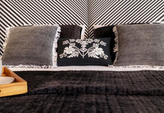 Luxury Handcrafted Channel Quilted Quilt Set