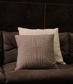 Embroidered Cotton Canvas Cushion