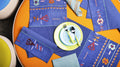 Indigo Tribal Geometric Table Linen Collection (17-Piece Set)