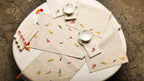 Wildflower Meadow Embroidered Table Linen Collection (17-Piece Set)