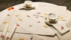 Wildflower Meadow Embroidered Table Linen Collection (17-Piece Set)