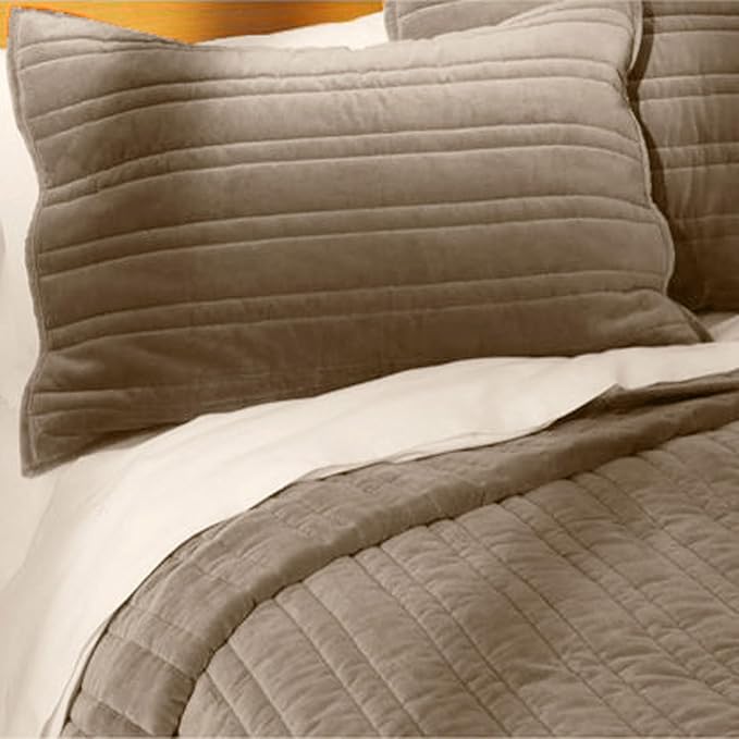 EcruE Ultra-Luxury Cotto Quilted Bed Set – Beige, Soft & Breathable for Year-Round Comfort – King (92x96 inches) with Standard Pillow Case (20x26 inches) –, Perfect for All Seasons & Special Occasions Machine Washable