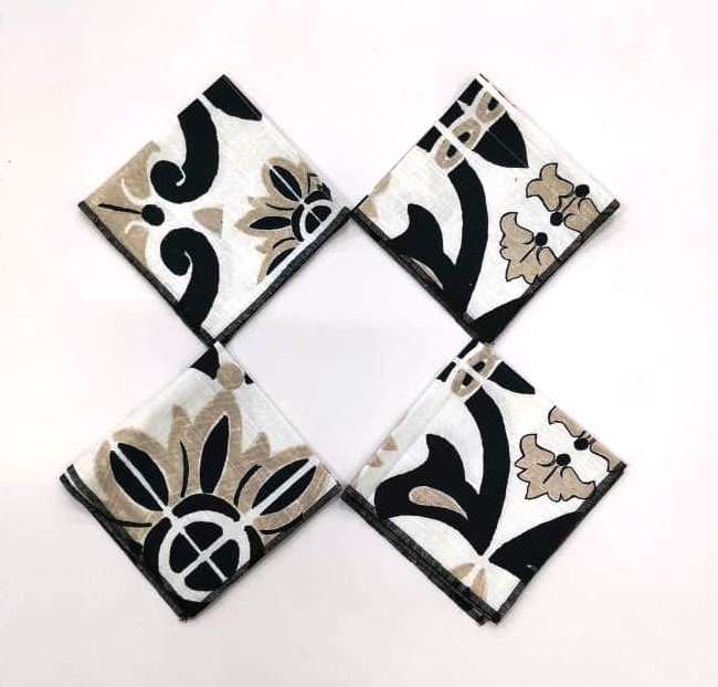 Classic Printed Napkin Set Pack Of 4 Pieces
