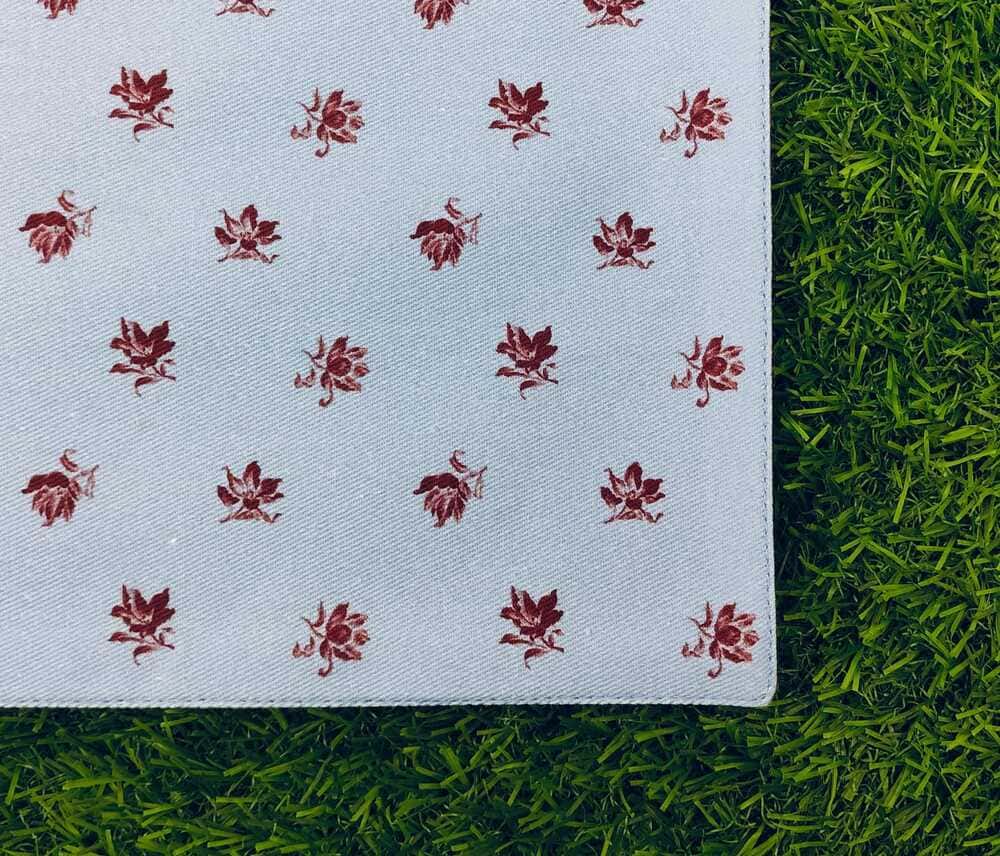 Reversible Printed Cotton Twill Placemat Set