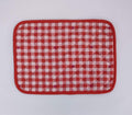 Gingham Christmas Quilted Placemat