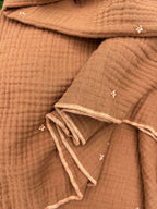 Premium 4-Layer Cotton Gauze Star Embroidered Dohar