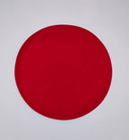 Round Cardinal & Poinsettia Placemat