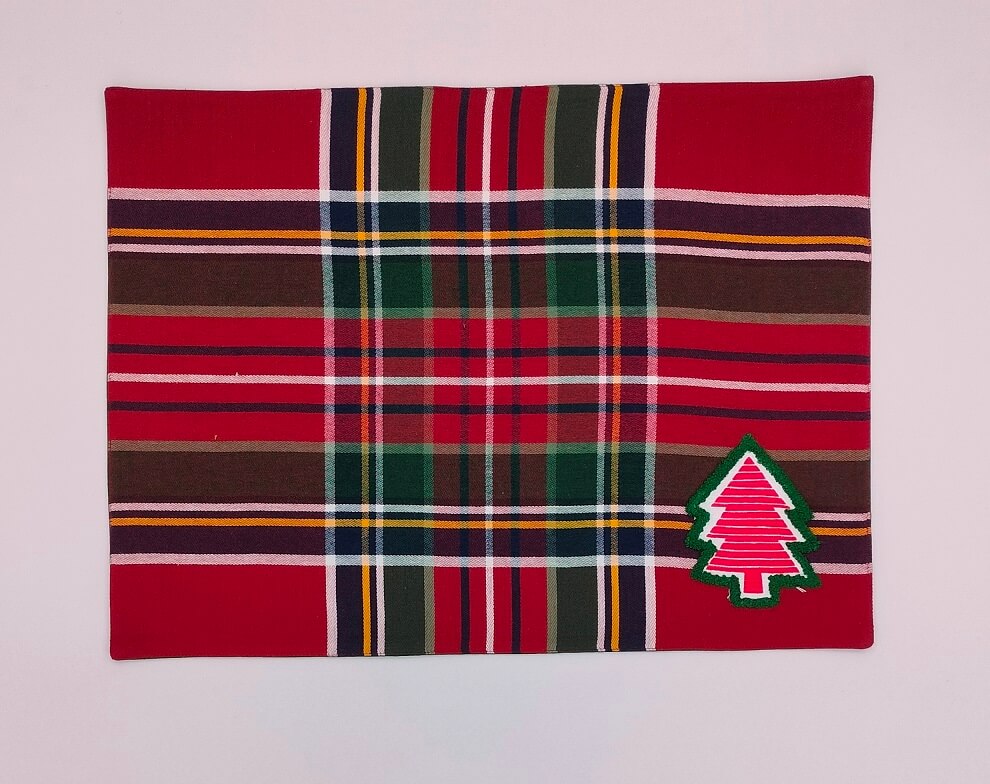 Plaid Christmas Placemat