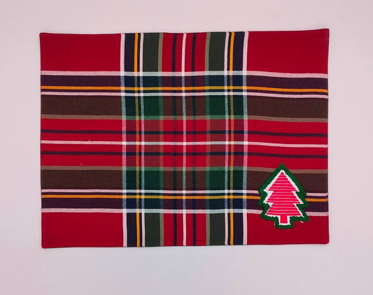 Classic Plaid Christmas Placemat